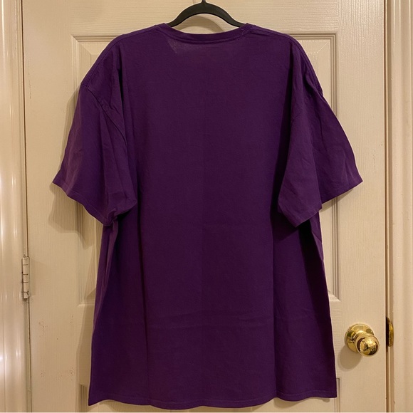 Retro 90s Fresh Prince Will Smith Purple Neon Green Tee - Picture 3 of 5